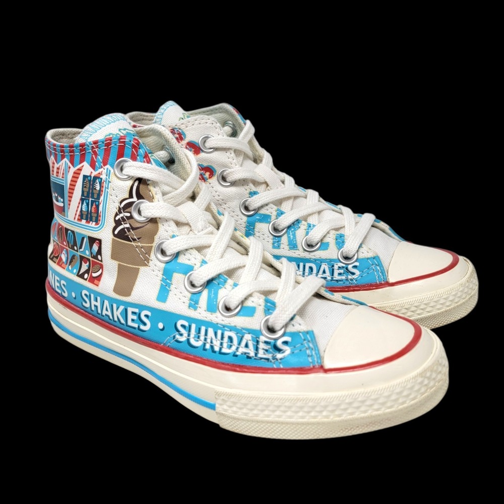 Converse Chuck 70 Hi Sweet Scoops Youth 2‎ Kids Ice Cream High Top A00395F